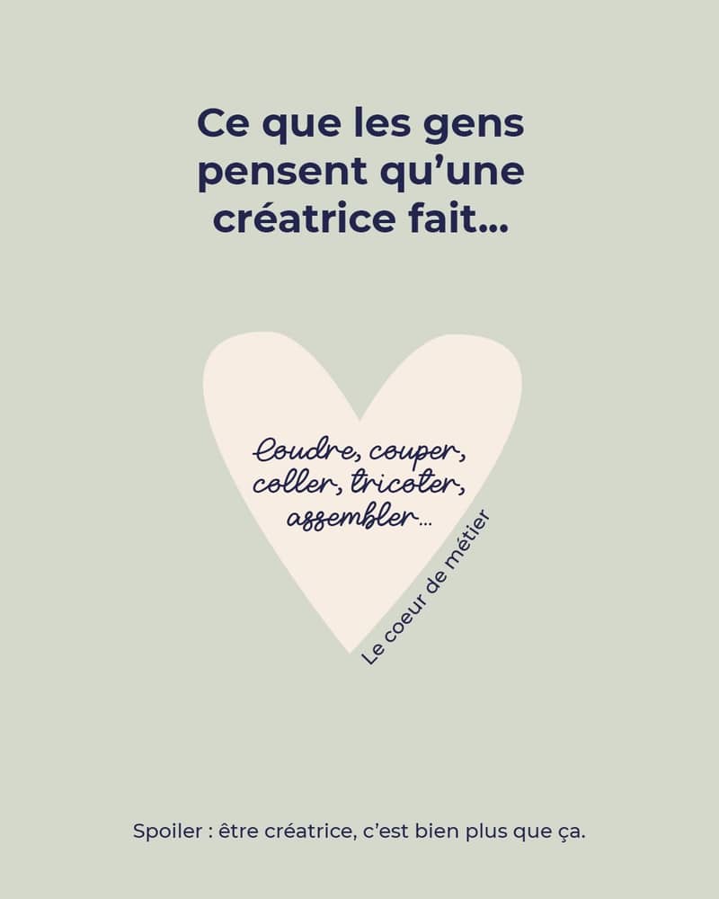 Être créatrice, ce n’est pas seulement fabriquer de jolies choses 🫶. Aujourd’hui, on avait envie de vous le rappeler : vous êtes de véritables couteaux suisses du fait-main 💪 Dites-nous tout, quelle casquette portez-vous le plus souvent en ce moment ? 💬