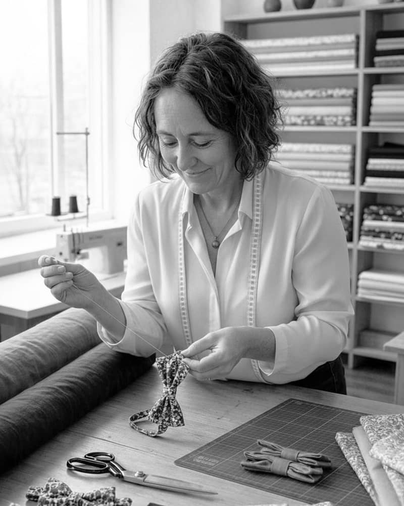 Face-à-face avec Chantal, alias @ederton_creation ❤️ Une mariage ou baptême à venir ? Chantal crée pour vous les accessoires parfaits pour embellir vos plus beaux moments. Amoureuse des beaux tissus et des belles finitions, elle a un talent certain pour créer d’élégantes associations de matières, avec le Liberty comme pièce maîtresse de ses collections 🌸.