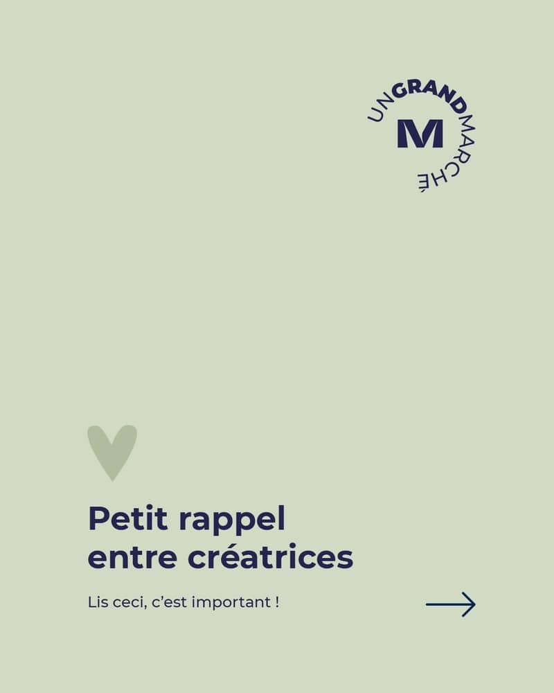 Créer demande du temps, de l’énergie, du courage et beaucoup de cœur ❤️. Alors aujourd’hui, nous avions envie de vous rappeler quelque chose d’important 🫶 : même les journées où le doute prend un peu plus de place, votre travail compte, vous pouvez être fières. Un post à partager à toutes les créatrices qui auraient besoin de lire ça aujourd’hui 💌