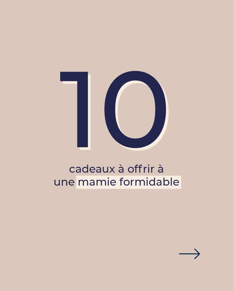 Ces femmes au grand coeur méritent le meilleur 🫶 ! Trouvez des cadeaux qui sortent du lot pour la fête des grands-mères le dimanche 1er mars prochain. Ces petites attentions ont un point commun : un soupçon d’originalité qui fera sensation auprès de votre mamie chérie ❤️
