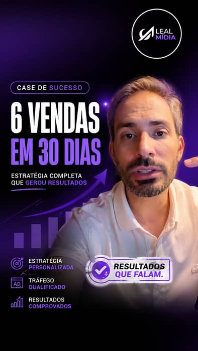 Não é atuação. Não é balela, nem receita mágica.

É processo e muito trabalho, fazer Tráfego Pago sem estratégia é queimar dinheiro.

Um time que saiba te direcionar e te guiar de fato, que tem experiência no seu nicho são poucos.

Antes da LEAL MÍDIA a Imobiliária Bloco Imob nunca tinha feito vendas através deste canal.

Depois em 30 dias geramos 6 vendas veja o Relato do Bruno Soares proprietário no vídeo.

Se você tem interesse em implementar isso na sua imobiliária, toque no link da bio e conheça.