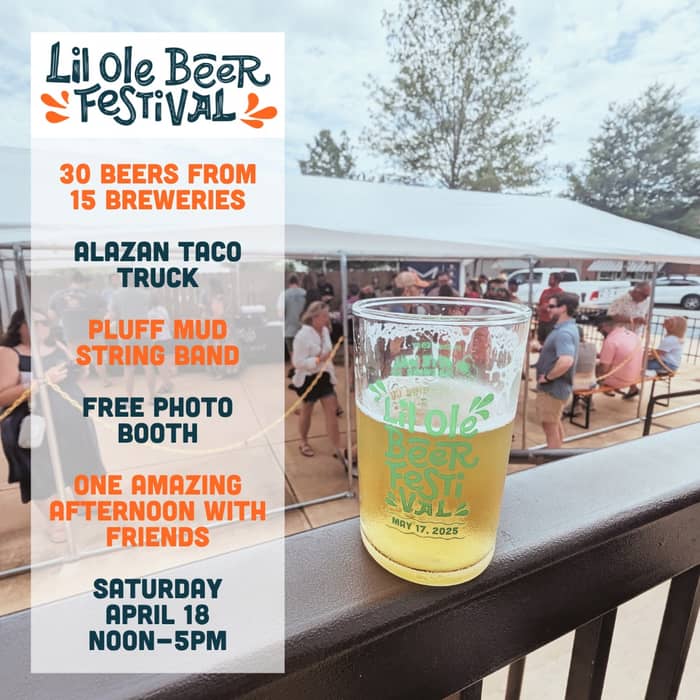 We're just 2 weeks away from Lil Ole Beer Festival...