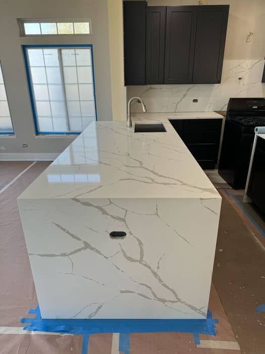 Beautiful kitchen countertop installation