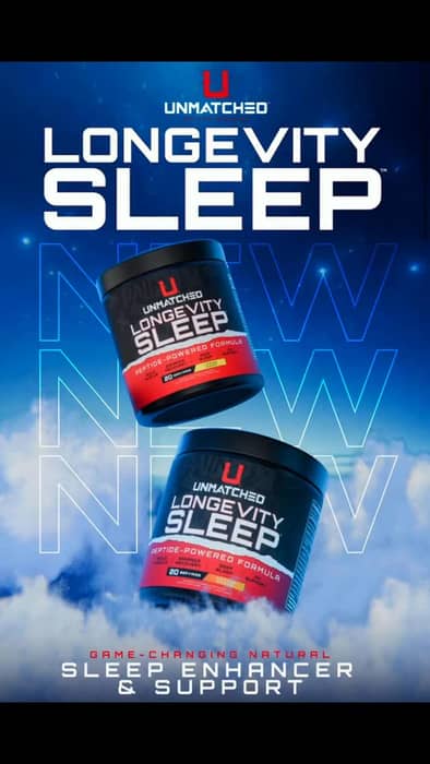 Longevity Sleep — deep sleep + recovery. Magnesium Glycinate, Glycine, GABA, L-T