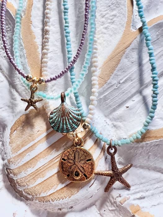 New Summer Vibes Seed Bead Necklaces! Java Glass, Czech Glass &  !