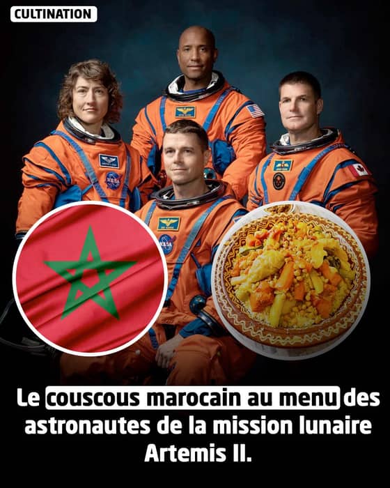 Même la NASA a craqué pour le couscous marocain. 🚀
On les comprend. Mais vous, 