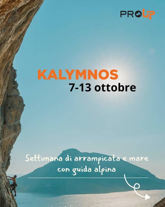 Arrampicare vista mare?
Vivi una settimana su roccia leggendaria tra tramonti, calcare e buona cucina… con una guida alpina al tuo fianco!
⁠
📍 Kalymnos – 7/13 ottobre
🎒 Viaggio perfetto per migliorare tecnica e vivere l’avventura
⁠
📩 I posti sono limitati
👆 link in bio