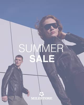 Summer Sale Summer Sale Summer Sale 
°
Die Schäppchenjagd kann beginnen. Der Summer sale ist eröffnet!
°
Jetzt heißt es schnell zu sein. Tolle Angebote warten in unserem Online Shop auf Sie oder bei Ihrem MILESTONE Händler in Ihrer Nähe.
°
Wir wünschen Ihnen viel Spaß beim Stöbern und Shoppen!
°
Genießen Sie den Sommer mit MILESTONE!
°
Be MILESTONE. Own your Style.
°
The bargain hunter season has begun. The summer sale is open!
°
Now you have to be quick. Great offers await you at your MILESTONE retailer and in our online shop.
°
°
We hope you enjoy browsing and shopping!
°
Enjoy the summer with MILESTONE!
°
Be a MILESTONE. Own your style.
°
°
°
Summer Sale Summer Sale Summer Sale 
°
The bargain hunter season has begun. The summer sale is open!
°
Now’s the time to be quick. Great offers await you in our online shop or at your local MILESTONE dealer.
°
We hope you enjoy browsing and shopping!
°
Enjoy the summer with MILESTONE!
°
Be a MILESTONE. Own your style.
°
#milestonejackets #springsummer25 #milestonejackets  #casualoutfitideas  #fashiontrends