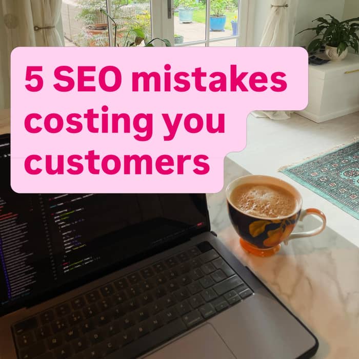 Most businesses are making at least one of these. Some are making all of them. The good news is they’re all fixable without spending a fortune.
Save this for later. If you want to know where your site stands, DM me and I’ll take a look for free.