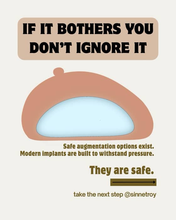 Breast implants post