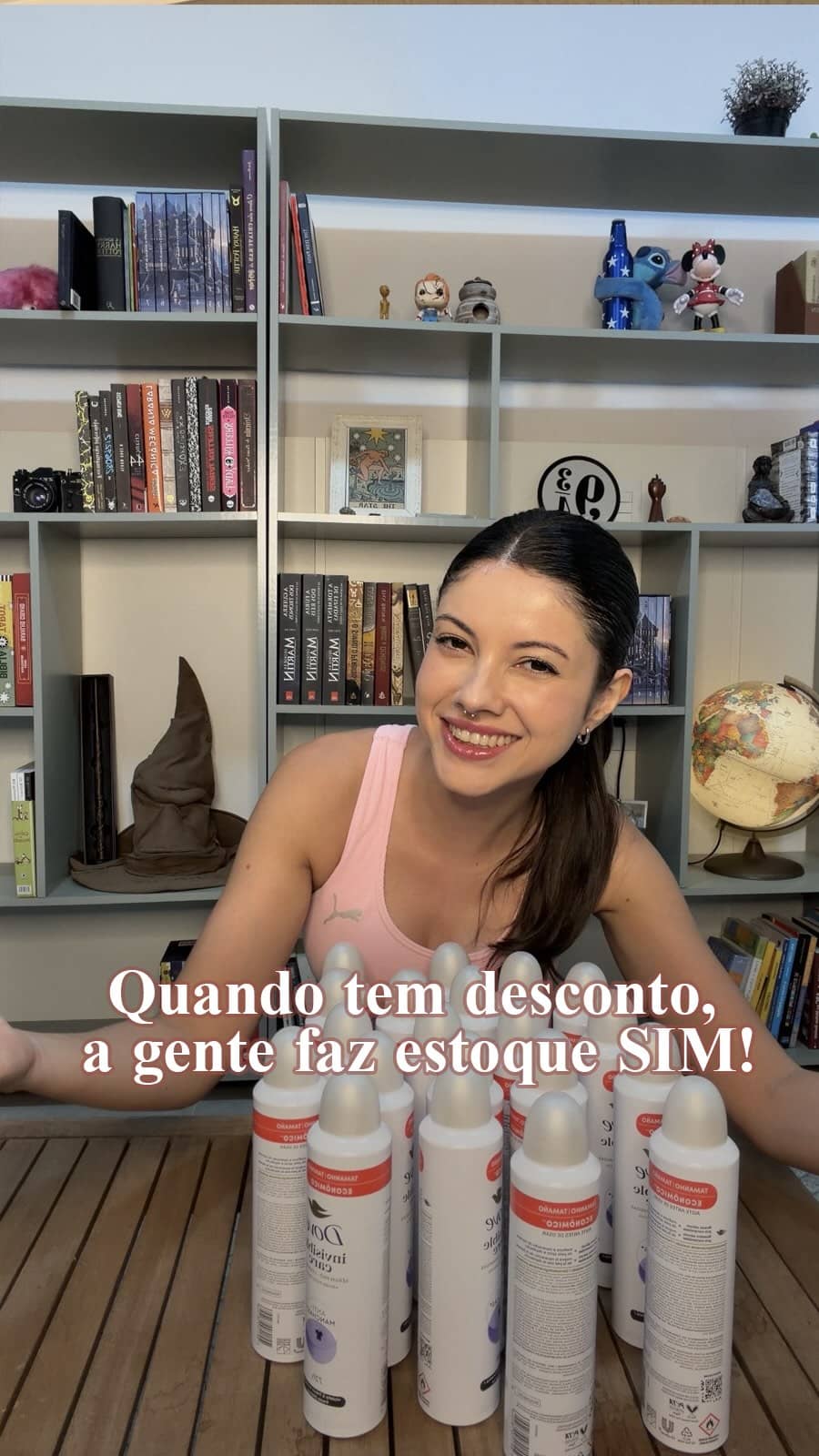 Quando tem desconto, a gente faz estoque SIM! 😂🛒