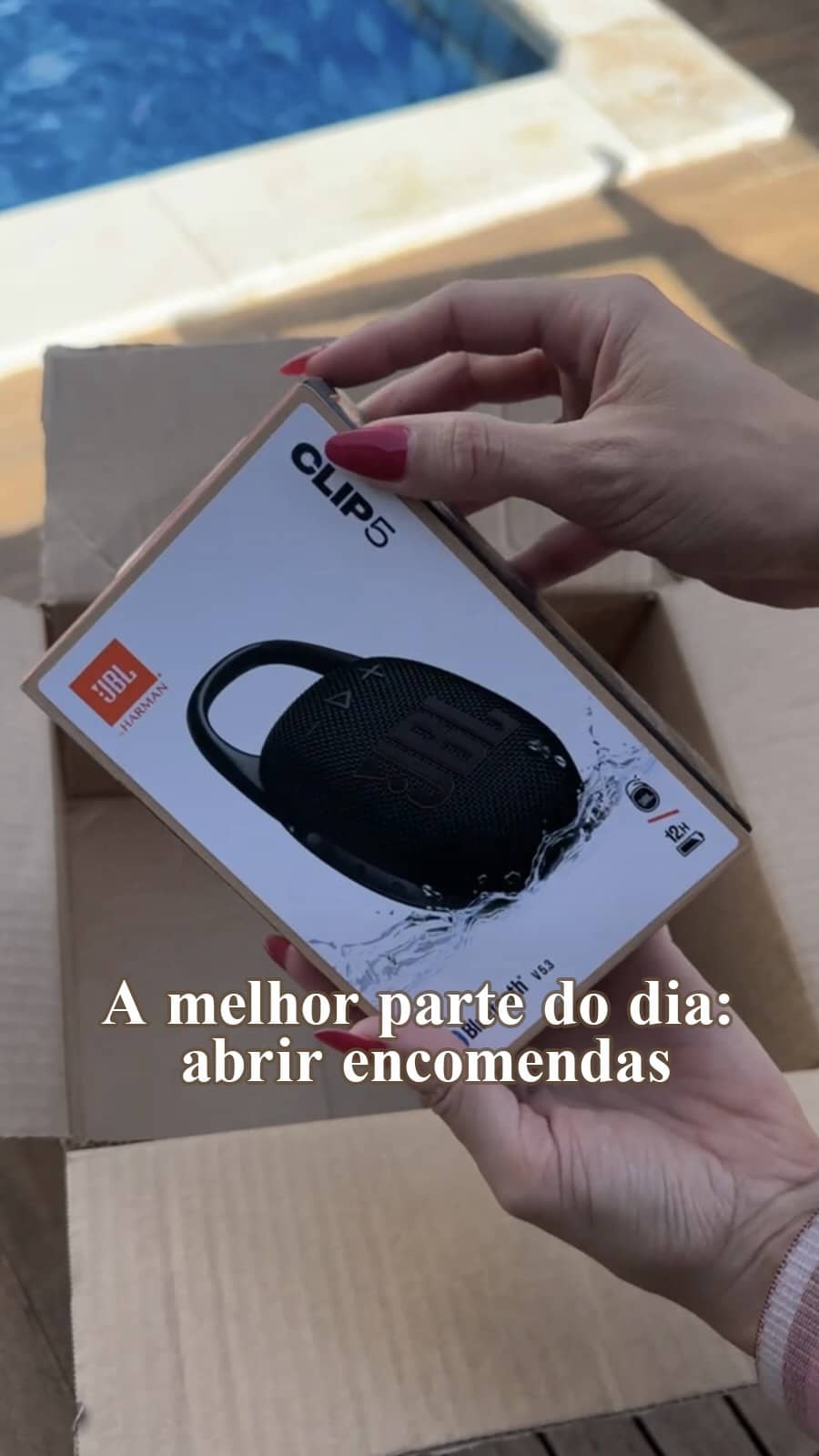 A melhor parte do dia: abrir encomendas 📦