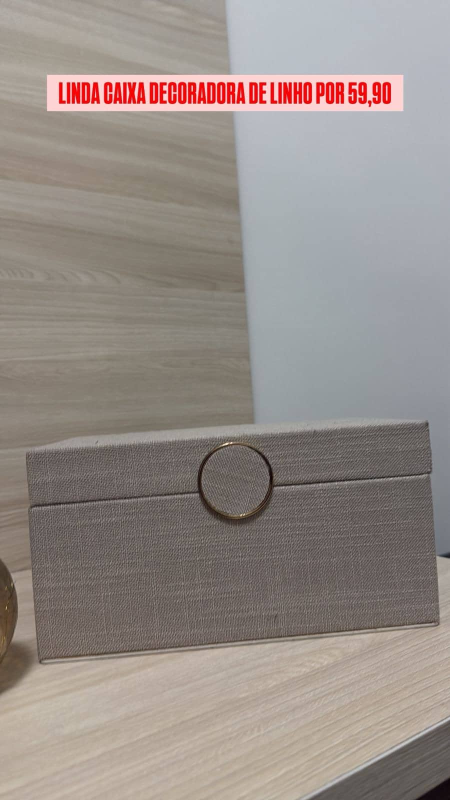 ✨ Caixa decoradora de luxo em linho por apenas R$59,90 😍
Achei essa oferta no Mercado Livre com o link de desconto do grupo Maiskibarato 💸
Corre que vale MUITO a pena!
➡️ Clique no link da bio e entre no grupo pra aproveitar também 🛍️