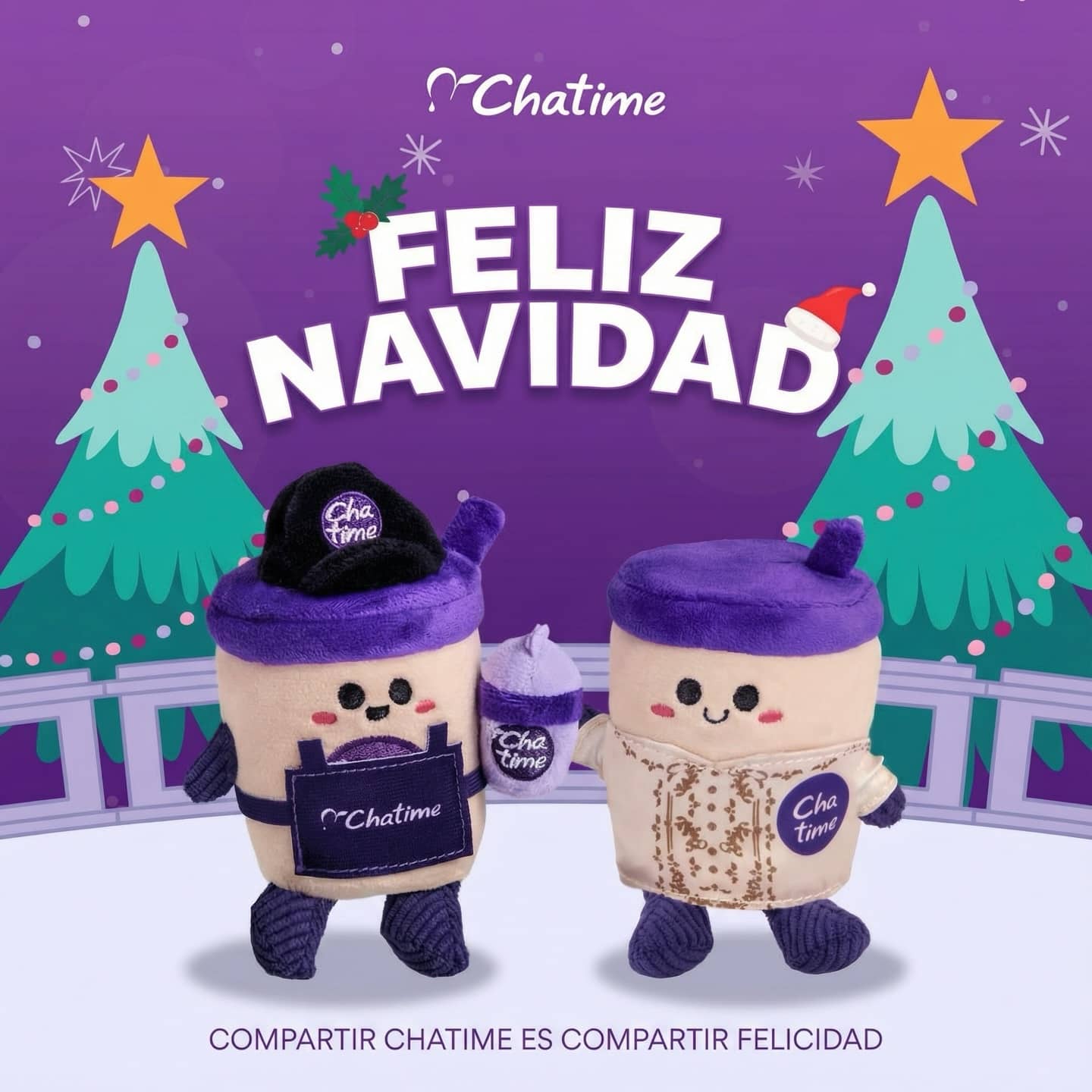 Esta Navidad se celebra mejor con pequeños detalles: tu bebida favorita, una pausa compartida y la alegría de estar presentes. En Chatime creemos que los mejores momentos se disfrutan sorbo a sorbo, rodeados de quienes más importan. 🎄 Feliz Navidad 🫶

#NavidadChatime #ComparteAlegría #CupsOfJoy