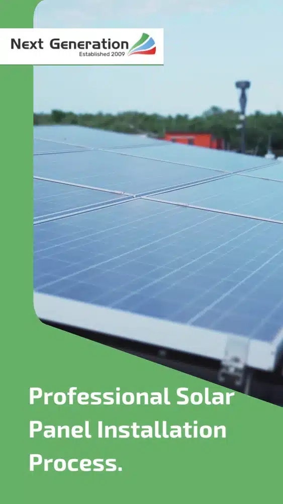 Ever wondered how solar panels are installed? Watch as our team carefully installs solar panels, turning your home into an energy-efficient powerhouse.

It’s easier than you think to reduce your carbon footprint and lower your energy bills. Get in touch with Next Generation Renewable Energy today to start your solar journey.

#sustainablehome #greenenergy #installation #solarpanels #greenfuture #carbonfootprint #solarenergy