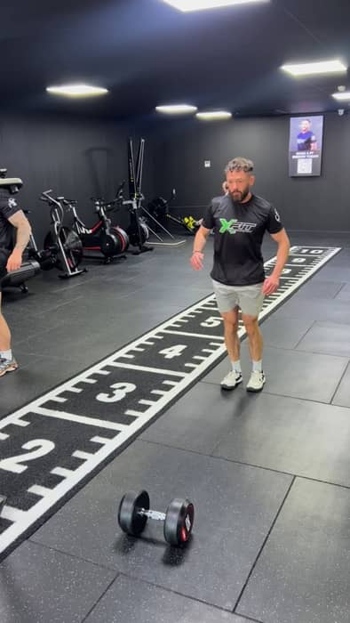 [Short] Leg day with @lukenutritionandperformance before lunch.

Although been e