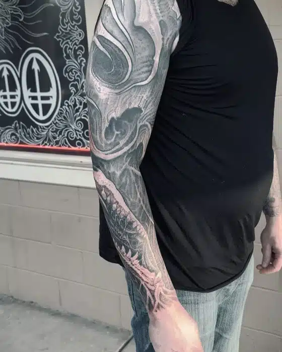 Finished Tyler’s epic #biomech #sleeve the other day, really pleased on how it turned out! Thanks for looking :)