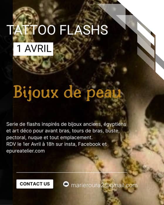 Prochain rdv pour les Flashs le 1er Avril à 18h avec une thématique ornementale « bijoux » pour magn
