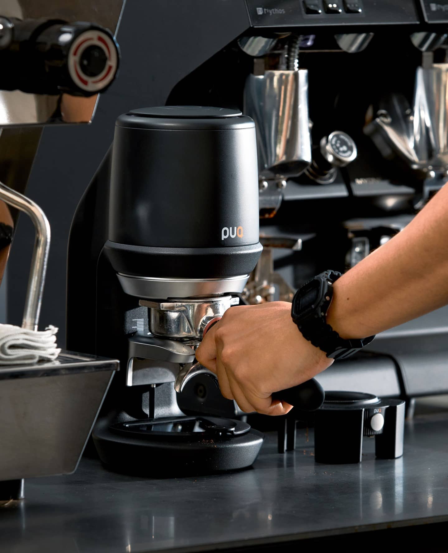 PUQ Press Mini Stand-Alone | Small But Mighty Automatic Tamper - PUQ