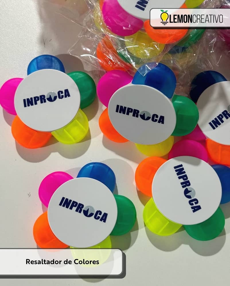 🎨 Dale color a tu marca… literalmente. Nuestro Resaltador de Colores personalizado no es solo útil, es una mini explosi