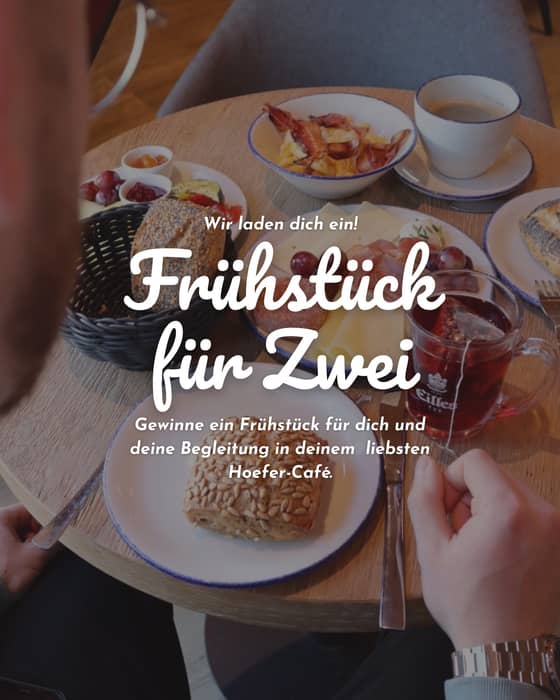 Das Frühstück ist ja bekanntlich die wichtigste Mahlzeit des Tages und deswegen verlosen wir heute 5 x Frühstück in deinem liebsten Hoefer-Café für dich und deinen Lieblingsmenschen.

Was du dafür tun solltest?

�❤️ Like den Beitrag
��🥳 Folge uns @baeckerei_hoefere
🥐 Verlinke dein Frühstücks-Date

Erhöhe deine Chance auf den Gewinn und teile den Beitrag in deiner Story.

Das Gewinnspiel läuft bis zum 26.09.2025, um 10 Uhr.

Bedingungen:
��- Die Gewinner werden per Zufall gelost und in der Story bekannt gegeben.
�- Du nennst uns innerhalb einer Woche deinen Wunschtermin und - café und wir reservieren dir deinen Tisch (bis spätestens 26.10.25).
��- Das Gewinnspiel steht in keiner Verbindung zu Meta.
.
.
.
#gewinnspiel #koblenz #bäckereihoefer #bäckerhandwerk #bäckerei #bäckermeister #koblenzcity #westerwald #neuwied #polch #mayen #frühstück #frühstücken #frühstücksliebe #startindentag #montabaur #andernach