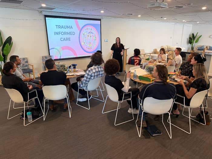 This month’s team training focused on understanding and applying a trauma-informed approach — exploring safety, trust, collaboration and empowerment in our work.

We also reflected on self-awareness, boundaries and self-care — recognising that caring for ourselves helps us care for others with greater compassion and consistency.