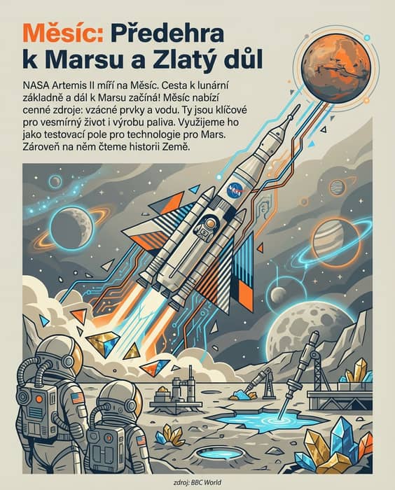 Mise Artemis II je na cestě k Měsíci – klíčový krok k budoucí lunární základně a