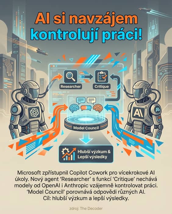 Microsoft posouvá AI na novou úroveň! Funkce Copilot Cowork umožňuje AI řešit ko