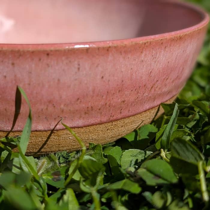 New glaze! Isn't it beautiful 😍 these pink pots will be out in the stall tomorrow