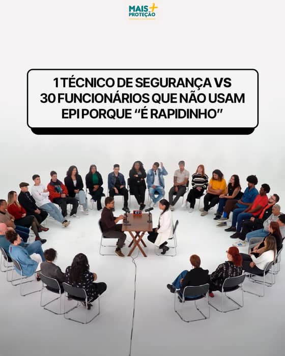 Um segundo sem EPI pode gerar consequências para toda a vida