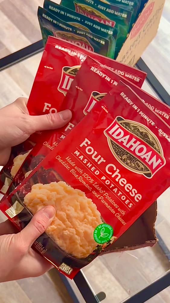 Unbox → restock → admire ✨

Fun fact: when you order 4 oz packs from Idahoan.com, they come with bui...