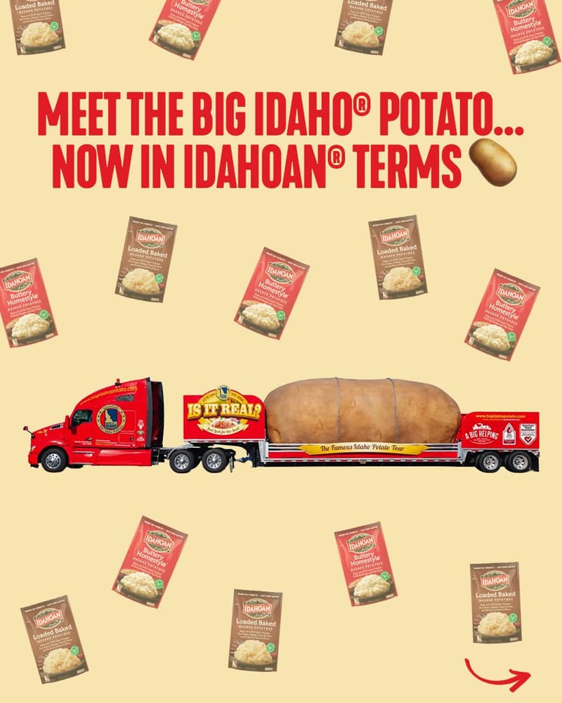 The Big Idaho® Potato Truck is rolling into Groton, CT 🚛🥔 Proud to be part of the USS Idaho Commis...