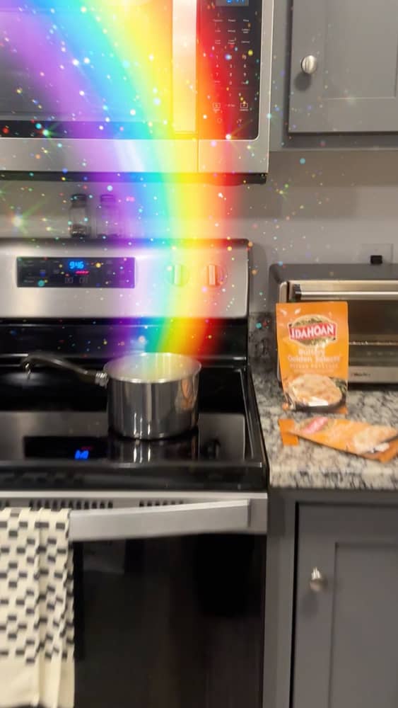 Turns out the pot of gold was mashed potatoes all along. 🌈🥔