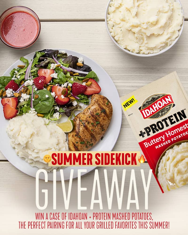 Your summer grill lineup just found its perfect sidekick 🌞🔥🥔 We’re giving away a CASE of Idahoan ...
