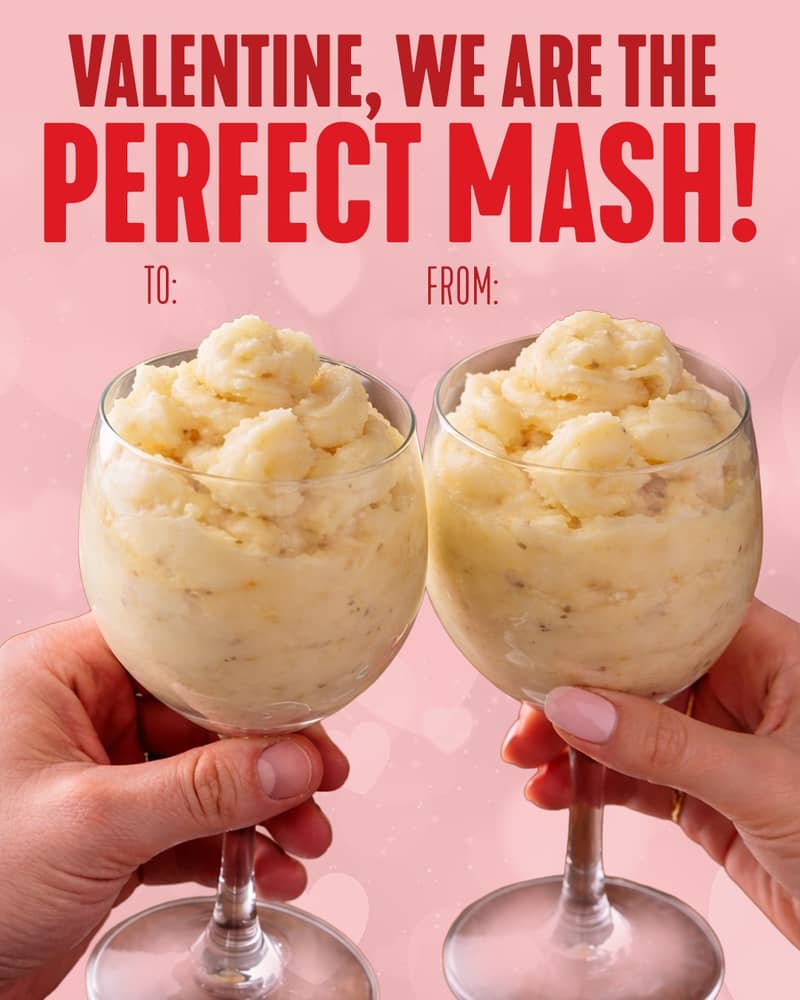 Send these to someone who’s the butter to your mash. 🥔🧈❤️