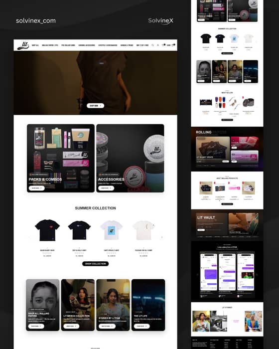 bold products need a bold digital experience ⚡

designed this custom Shopify eco