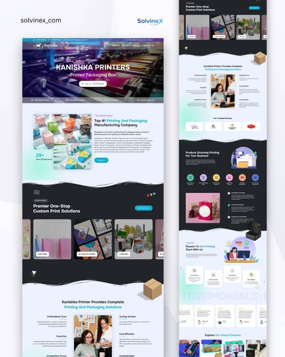 turning print businesses into powerful online brands 🖨️✨

a printing website is