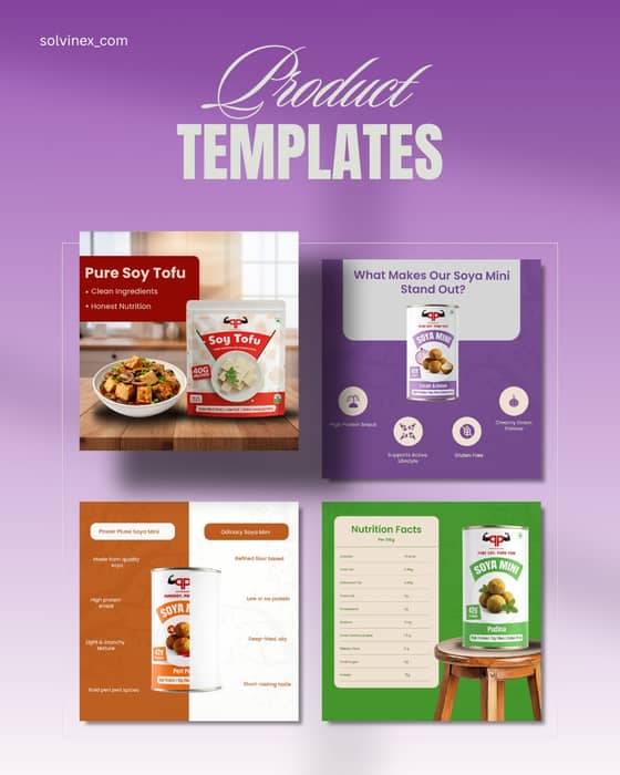 turning simple products into scroll-stopping designs ✨

these product templates 