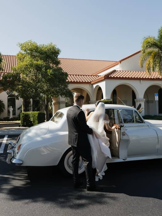 pov: a vintage wedding exit you’ll never stop dreaming about