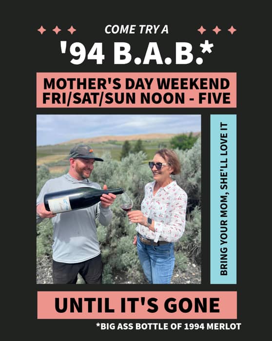 You know what Mom wants? To chat with you over a cool glass of wine.