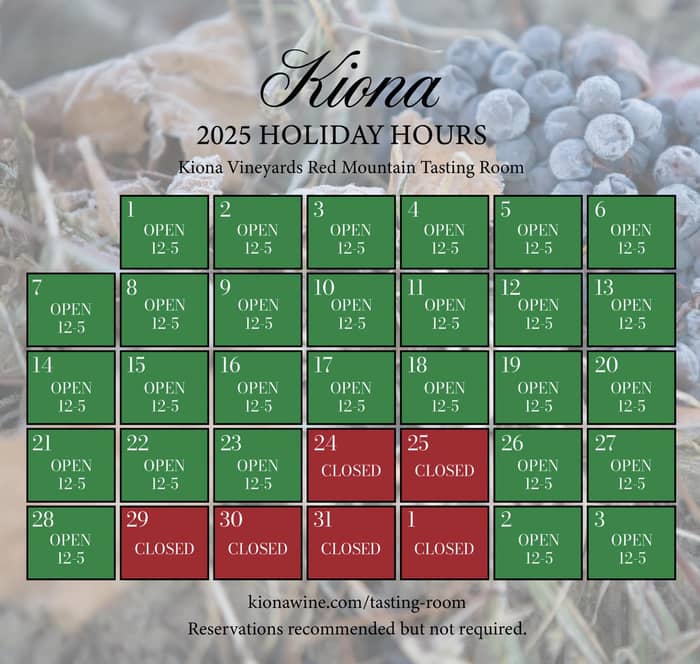 Questions? Call or text 509.588.6716. See you soon. 🥂