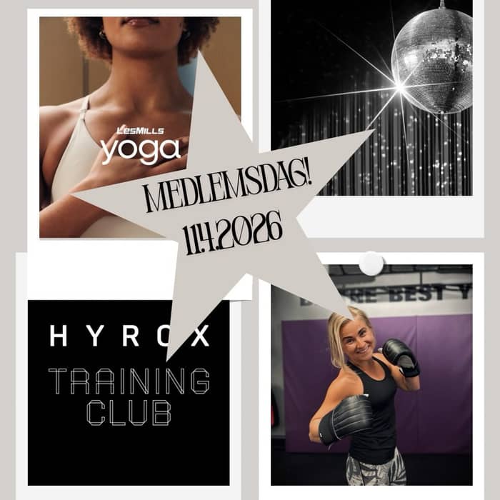 MEDLEMSDAG PÅ TRÄNINGSVERKET – en bättre lördag helt enkelt! 🔥

Lördagen den 11.4 bjuder vi in till en maxad Medlemsdag på Träningsverket – en dag fylld av träning, energi, gemenskap och riktigt grym stämning! 🤩

🕤 Receptionen är öppen kl. 09:30–14:00
🕙 Gruppträningspassen pågår kl. 10:00–17:00
💥 Hela 12 klasser under dagen – du har massor att välja mellan!

Och inte nog med det…

✨ Vi lanserar Les Mills YOGA! ✨
Ett helt nytt yogakoncept som innehåller fyra olika upplevelser:
🔸Hatha
🔸Vinyasa
🔸Breath
🔸Yin

Under dagen kan du uppleva:

🥊 Boxercise med vår gästinstruktör Frida
🪩 DiscoCycling
💥 Flera HYROX-pass med Live DJ – öppet för ALLA våra medlemmar
💃 Dansstep (Groove) i UV- och laserljus
🍑 BootyFlow
💥 Och inte minst – vår fantastiska Siri håller sitt allra första HYROX-pass hos oss! 🙌

Audiorent är på plats och förvandlar HYROX-salen till ett riktigt träningsgolv med fet ljussättning och live DJ – vi snackar träningsparty på riktigt 🔥

Vår massör Sofia är också på plats och erbjuder korta testa på behandlingar (nack- och ansiktsmassage) för 10€ mellan kl 10-13 💗

🎁 Under dagen kör vi även tävlingar där du bland annat kan vinna:
✨ En valfri privatklass för dig och dina vänner/kollegor
✨ Ett par riktigt snygga Träningsverket-kalsonger 👀
✨ En valfri påse kaseinprotein från TYNGRE 💪
✨ 15 minuters återhämtande behandling med Redlight
✨ 60 min massage hos Sofia 

Självklart bjuder vi också på lite gott tilltugg!

Medlemsdagen är för dig som har guld-, brons-, rehab-, distans/sjöman eller testa-på-månad.💛 Bokning till klasserna öppnar som vanligt 7 dygn innan, alltid kl 20:00 🙂

Du vill inte missa denna dag! Ta med din energi, ditt bästa humör – och gör dig redo för en upplevelse utöver det vanliga! 🥳
#membersonly #aplacetobe #träningsparty