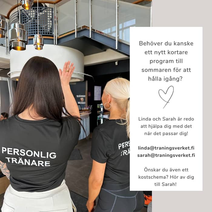 Linda och Sarah är redo, är du? 😎 #personligträning