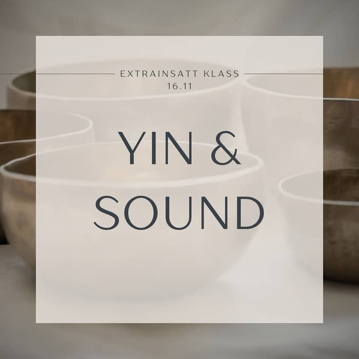 Eftersom helgens Yin & Sound snabbt blev fullbokad, sätter vi in en extra klass den 16/11 – och förlänger klassen till 70 minuter! 😍 Kl 18:35-19:45 🧘🏼
Har du yogakort hos oss och vill säkra din plats?
Mejla oss gärna innan bokningen öppnar 7 dygn före så hjälper vi dig.🤍