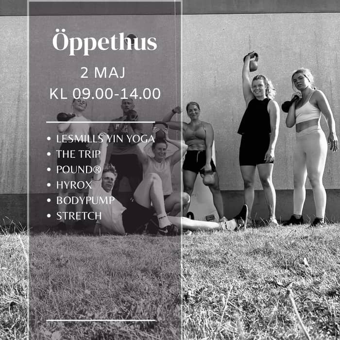 ÖPPET HUS PÅ GYMMET! ✨

Nyfiken på gymmet och hur vår gruppträning fungerar på Träningsverket?

Nu har du chansen att testa oss helt gratis! 
När: 2 maj kl 09.00-14.00

Under vårt öppet hus kan du prova på flera av våra pass:

✨ Les Mills Yin Yoga – djup stretch och avslappning (Lesmills senaste nyhet, var först med att testa hela 45min passet denna dag!) 

🚴 The Trip – en upplevelse utöver det vanliga där vi i takt med musiken cyklar till ett virtuellt pass som visas på skärm 

🥁 POUND® – träning med energi, rytm och glädje (specialklass!)

💪 HYROX – funktionell träning med fokus på styrka & uthållighet

🏋️ BodyPump – styrketräning i grupp

🧘 Stretch – ge kroppen den återhämtning den förtjänar

Drop in under våra öppettider, vill du dessutom säkra din plats på något av våra gruppträningar så kan du lösa in ett gratis dagspass via våran hemsida och boka din plats! 
Bokning till samtliga klasser öppnar kvällen innan kl 20.00

Kom förbi, känn energin och hitta ditt nya gym!

Observera att senast incheckning till gymmet på drop in sker 13.00 🕰️ 

Vi ses! 👋