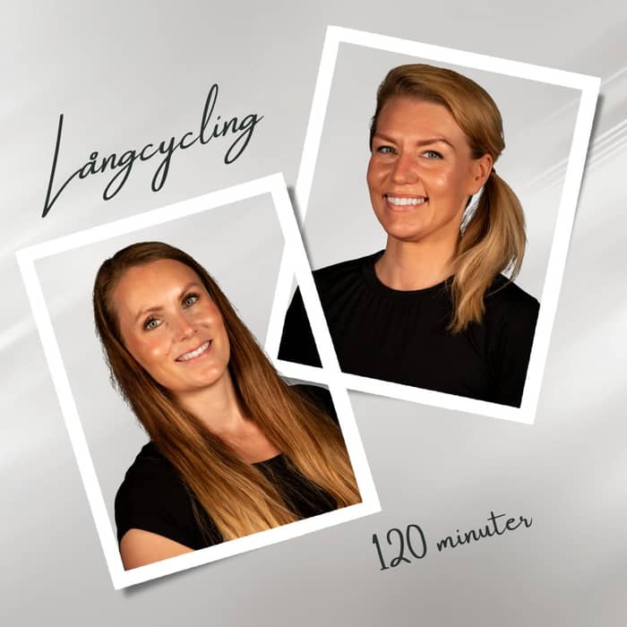 LÅNGCYCLING 120 min! 🤩🚴‍♀️💨

Lördagen den 21.2 kl 10:30 kör vi igen! Långcycling 120 minuter tillsammans med Emelie & Emelie 
💥
Klassen är denna gång tänkt för DIG som vill cykla hela 120 minuter! 🔥
Efter första timmen kommer en lite längre paus, där du hinner gå på toa, fylla vattenflaskan samt ladda med energi ⚡
Vi bjuder på frukt och tilltugg utanför cykelsalen så att du orkar trampa hela vägen! 💪🍎🍌🍇🍩
Varmt välkommen med! 🤗