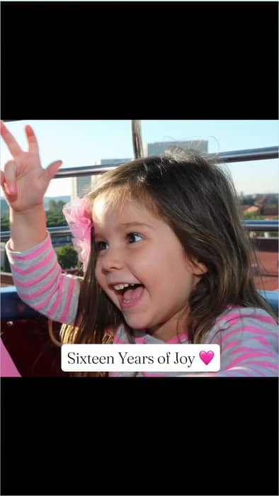 16 years ago today,
God gave me one of the greatest gifts I could have ever received. ❤️💯❤️

Joy, watching you grow int