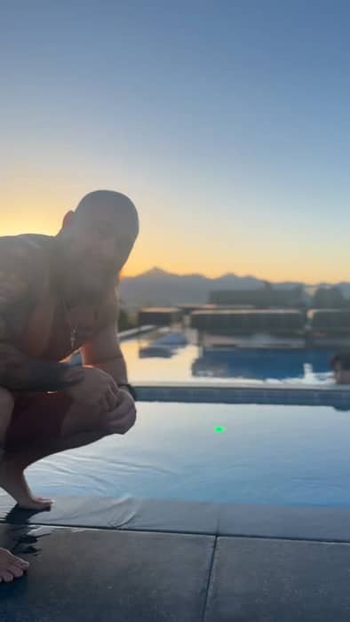 Rooftop at sunrise with my son Kyan.
Cold plunge Happiness while most of the people here are still asleep.

The older I 