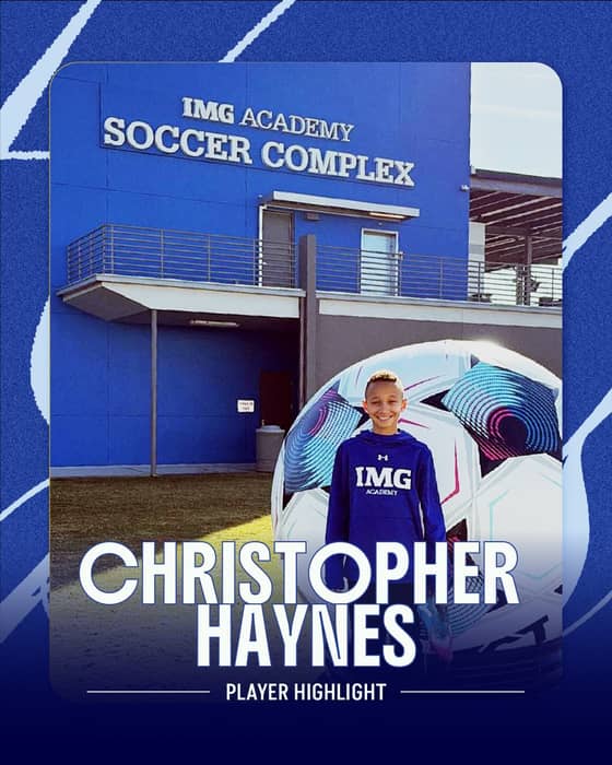 PLAYER HIGHLIGHT: CHRISTOPHER HAYNES ⭐️

Chris’s journey started in Lompoc AYSO, where simple weekend games grew into a deep love for soccer. That passion drove him to push beyond local fields and chase a higher level of the game.

He made the leap to Legends Futbol Academy with a 45-minute daily commute from Lompoc to Santa Barbara — often doing homework in the car — and rose to every challenge. Stronger competition, tougher sessions, and bigger expectations only pushed him to train harder, play smarter, and lead with quiet confidence.

His dedication soon reached far beyond club play. Chris earned multiple invitations to CalSouth PRO+ ODP camps and trials, ultimately securing a spot on the 2024 Regional ODP Team, one of youth soccer’s top honors. With Legends FA, he helped deliver back-to-back championships, including the Champions of Champions Invitational, and a CalSouth State Semi-Final run. He returned again for 2025 ODP — always hungry for more.

Off the field, Chris brings the same discipline to his academics, earning a spot on the Dean’s List while balancing a demanding training schedule.