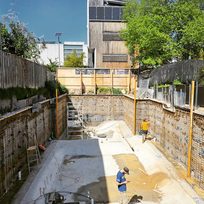 BASEMENT // Another visit to a residential project currently underway in East Me…